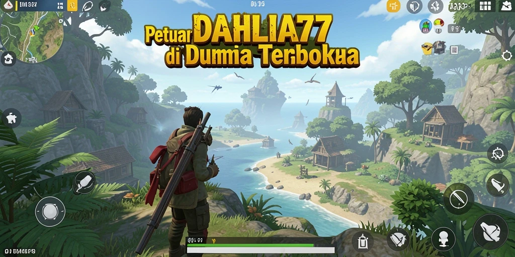 Tampilan gameplay DAHLIA77 yang menakjubkan dalam mode Open World.