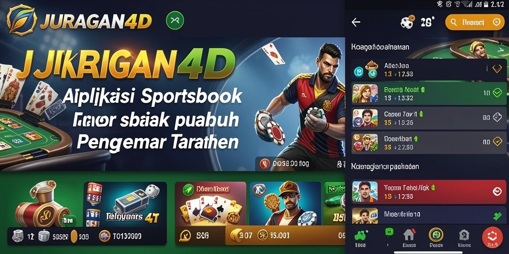 Tampilan antarmuka JURAGAN4D yang menawan saat bermain taruhan.