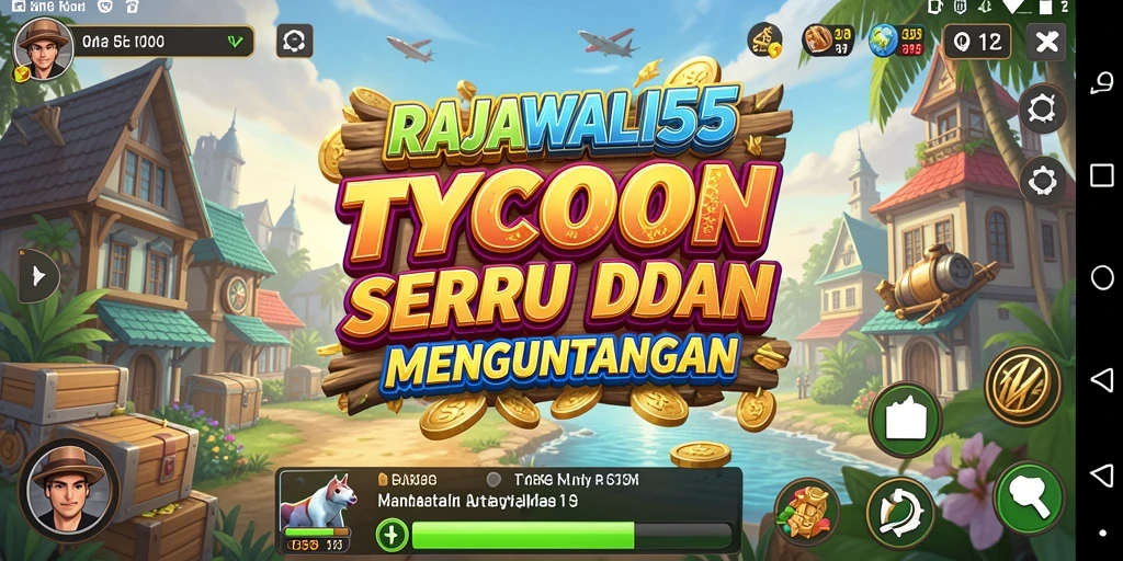 Screenshot gameplay RAJAWALI55 yang menarik dan mendidik.