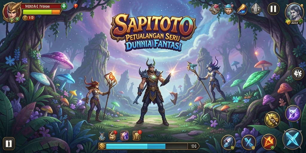 Tangkapan layar dari gameplay seru SAPITOTO menunjukkan momen petualangan yang menegangkan.