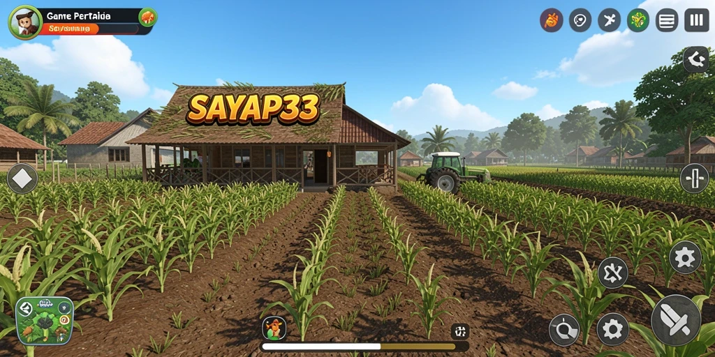 Screenshot dari <strong>SAYAP33</strong> menunjukkan gameplay bertani yang menarik dan menyenangkan.