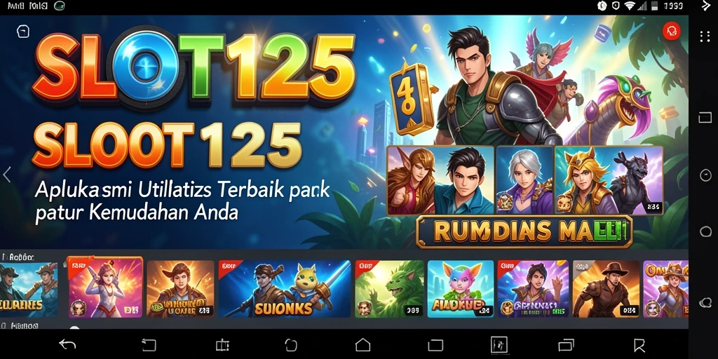 Screenshot SLOT123 menunjukkan antarmuka aplikasi yang menarik dan intuitif.